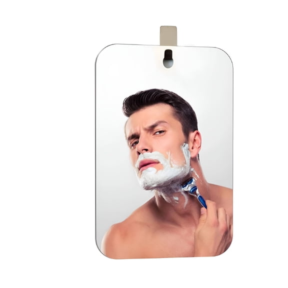 ACDANC 2026 New Shower Mirror Fogless for Shaving Mirror,Anti Fog Suction Shower Mirror for Men,Fog Free Wall Hanging,Handheld Camping Unbreakable for Bathroom,Shaving,Travel,Camping,Gym,Home Use
