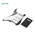 thumbnail image 4 of Ensemble de Protège-Piquets pour Guitare Électrique en Celluloïde et PVC 4 Plis Style SSH - Compatible avec les Modèles American ST, Comprend une Plaque Arrière et 18 Vis, Épaisseur de 0,1 Po, Fini Perle Noir, 4 of 6