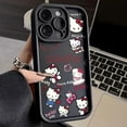 thumbnail image 1 of Funda de teléfono con dibujos animados de Hello Kitty, funda protectora suave de silicona con sensación de piel para iphone 13, 14, 15, 12, 11, xr, xs, Promax, 1 of 4