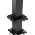thumbnail image 1 of KFFKFF Cable Railing Post, 42" x 2" x 2" Steel Level Deck Railing Post Without Holes, SUS304 Stainless Steel Cable Rail Post, Stair Handrail Post, Black, 1 of 9