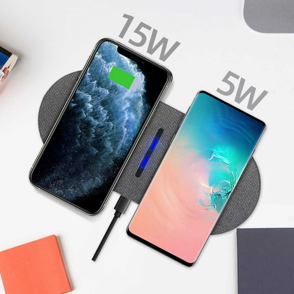 AZXY Wireless Charging Station,Charging Station for Multiple Devices,Wireless Charger,Desk Magnetic Fast Charger Pad for Phone