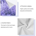 thumbnail image 4 of Towel Set of 3, Periwinkle Blue Lavender 1 Bath Towel, 1 Towel, 1 Small Square Towel, Strong Soft and Compact Absorbent Yoga Gym Hotel Excellent Choice. Washcloth Gift, 4 of 7