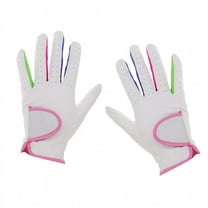 TELOLY Breathable, Elastic and Non-Slip Golf Gloves for Kids, Children Size 14