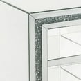 thumbnail image 3 of End Table with Mirror Framing and Faux Diamonds, Silver, 3 of 6