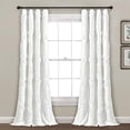thumbnail image 2 of Lush Decor Avon Window Panel, 84 by 54-Inch, White, 2 of 5