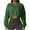 Green, variant on tarylea Workout Tops for Women Fleece Lined V Neck Crop Tops Solid Color Long Sleeve Sweatshirt Casual Loose Athletic Pullover