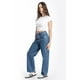 thumbnail image 2 of Jeans tipo barrel Juvenil, 6855 (Mezclilla tono medio) azul 1, 2 of 3