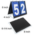 thumbnail image 2 of GOGO 2 Sets Portable Tabletop Sports Scoreboards Scorekeeper 00-99-Red Number, 2 of 7