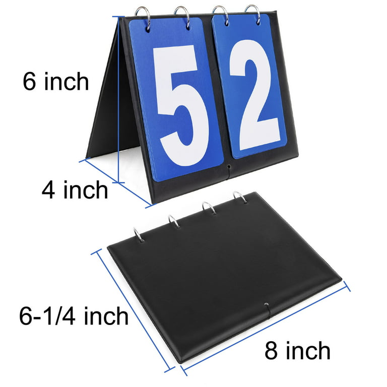 4 Digit Portable Table Top Score Keeper Foldable Scoreboard