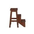 thumbnail image 7 of Boraam Niko 24in. Folding 3-Step Wood Stool - Cappuccino Finish, 7 of 7