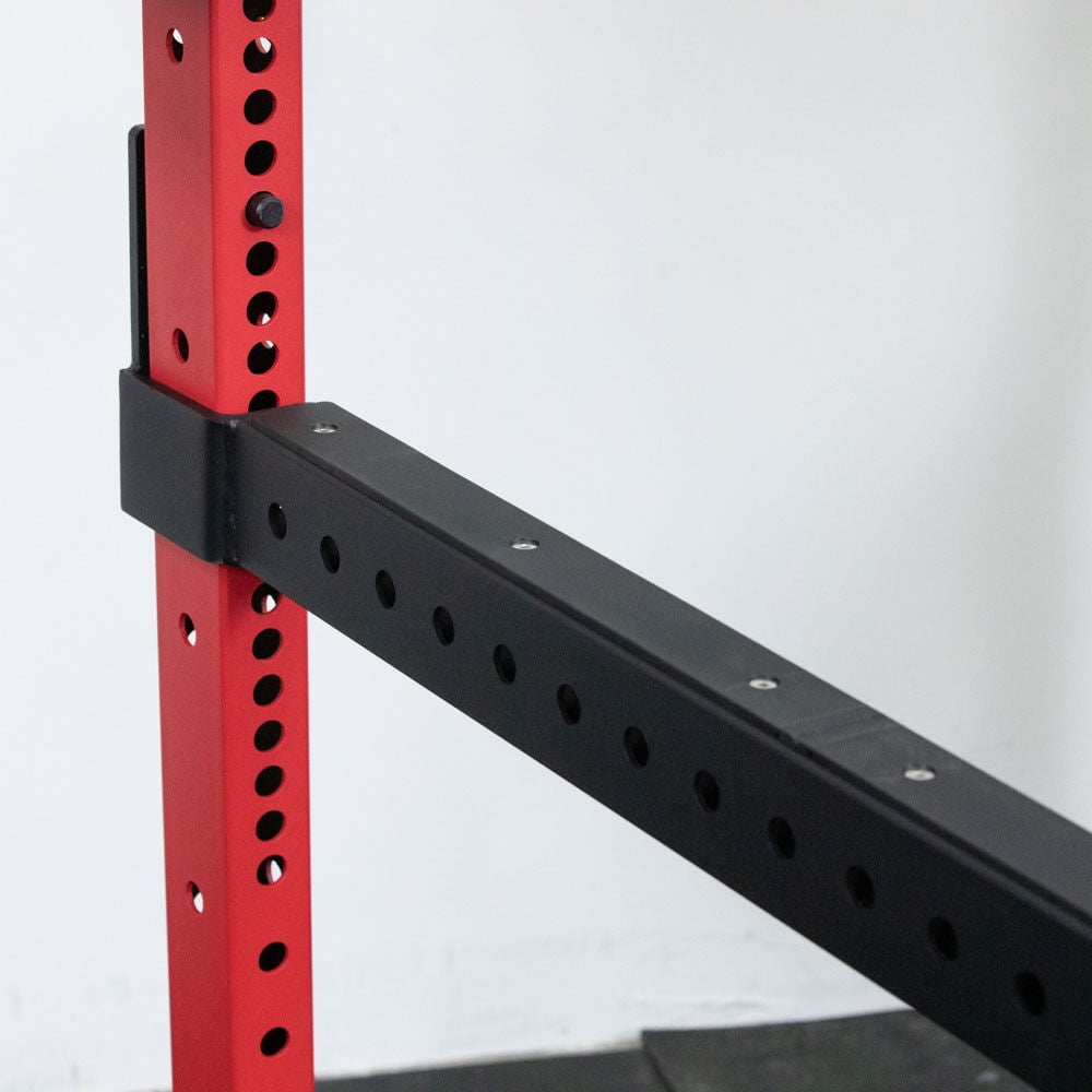 Titan Fitness T-3 Series 24” Flip-Down Safety Bars for T-3 Series Power Racks, Rated 1,500 LB, UHMW Liner, Pulling Platform