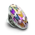 thumbnail image 2 of Colorful Butterflies Butterfly Design Metal 0.75" Lapel Hat Pin Tie Tack Pinback, 2 of 5