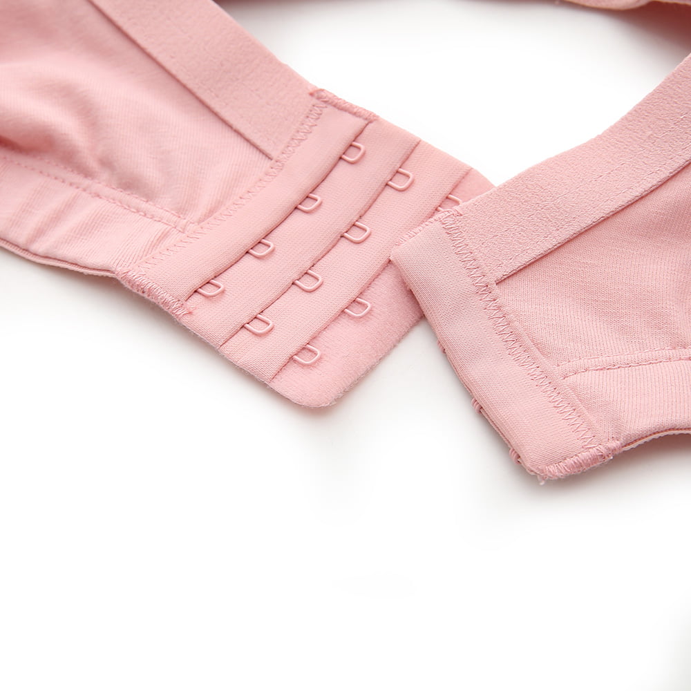 Women's Cotton Bra Seamless Unlined Plus Size Comfort Full Coverage Bra 52C