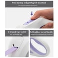 thumbnail image 3 of Pet Retractable Dog Leash 10ft/3m With LED light | Reflective Nylon Tape Retractable Leash With Collar (Purple), 3 of 8