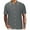 B-Gray, variant on ZQUUVOU Men's Knit Short Sleeve Shirt Casual Fashion Solid Color Short Sleeve Turndown Collar Button Down Blouse Shirt A-Green