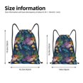 thumbnail image 4 of Kdxio Undersea Animals Print Drawstring Backpack Bag,Waterproof Draw String Back Sack, Gym Drawstring Bags Swim Bag For Unisex, 4 of 9