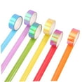 thumbnail image 4 of Raindrops Colorful Film Scrapbook Tape Decorative 5 Pcs 11.8x0.6in, 4 of 8