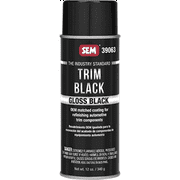 SEM Trim Black Acrylic Auto Body Paint, Gloss