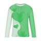 thumbnail image 4 of Blusas y camisas de manga larga y cuello redondo para hombre, camisetas casuales con estampado de moda y cuello redondo, blusas de licra de manga corta para hombre., 4 of 5