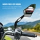 thumbnail image 4 of IDEANATEGRATE 1Par Espejos De Retrovisor Para Manillar De Motocicleta Color Negro Material Nylon Duradero, 4 of 8