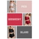 thumbnail image 5 of Camisón, Conjunto de pijamas para mujer, sin mangas, con tiras y espalda abierta, Top corto, pantalo Abody Negro/Medio, 5 of 7