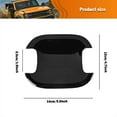 thumbnail image 2 of ALLTIMES 5PCS Door Handle Bowl Protector Cover for Ford for Bronco OFF-ROAD 2021-2022, for Front Rear Left Driver Right Passenger Side Tailgate, Gloss Black, 2 of 11