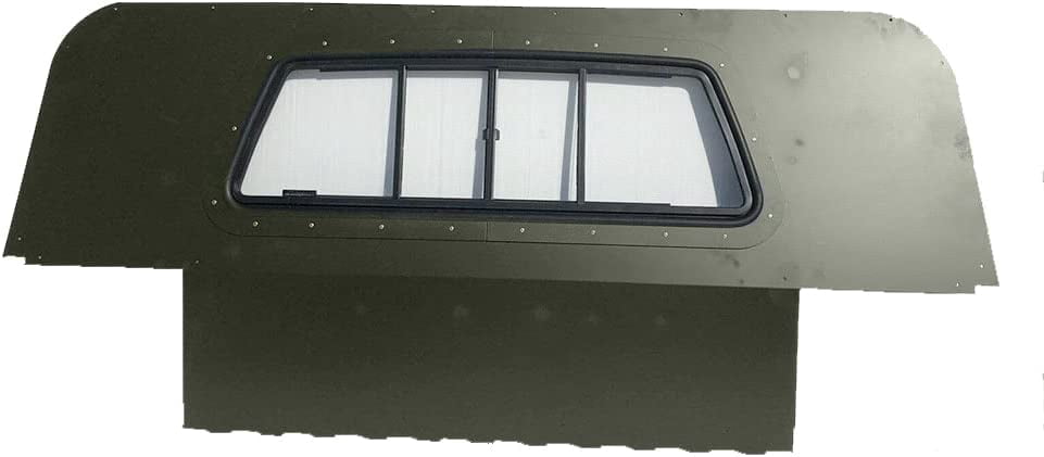 Rear iron Curtain With Sliding Window (4-Door)- GREEN, fits Military ...