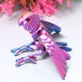 thumbnail image 3 of 3D Printed parrot,Flexible Joint Animal lacertid Figurines,Realistic Eyes, Home Office Decor,Fidget Toy for Adults Teens Boy Festival Gifts, 3 of 9
