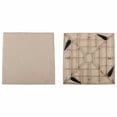 thumbnail image 2 of Beige Square Plastic Stepping Stone for Garden Pathway Decor, By Meiiso, Large Inventory!, 2 of 9