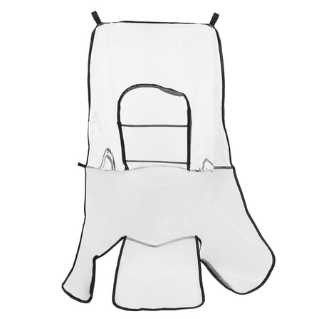 SEWCHICS Stroller Waterproof Cover EVA Black Universal Fit 1Pack