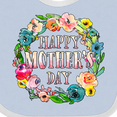 thumbnail image 4 of Inktastic Happy Mother's Day- Flowers Boys or Girls Baby Bib, 4 of 4