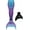 Purple, variant on Fin Fun Fantasy Mermaid Tail for Girls and Boys, Monofin for Swimming Included, fits Youth Large to XLarge - Teal - New Edition