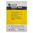thumbnail image 2 of Niche Rear Brake Pad Set for Harley-Davidson Tri Glide Organic Motorcycle 519-KPA2583D, 2 of 5