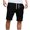 Black, variant on UVEASISHA Shorts for Men Big and Tall 2024 Mens Jogger Shorts with Pockets and Drawstring Athletic Training Workout Gym Beach Cargo Shorts Summer Casual Dark Gray,XXXXL