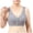 Light Gray, variant on NIEWTR Women's Front Closure Posture Bra Full Coverage Back Support Everyday | Wireless, Comfy, Unpadded Cup, Plus Size, Unlined(Pink,46)