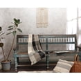 thumbnail image 5 of REDEARTH Classic Throw Blanket -Herringbone Medium Weight Soft Lap Blanket for Sofa Bed Couch Chairs loveseats car, Living, Indoor/Outdoor use 100% Cotton (50x60; Black), 5 of 9