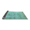 thumbnail image 2 of Ahgly Company Indoor Square Oriental Light Blue Modern Area Rugs, 7' Square, 2 of 4