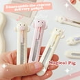 thumbnail image 4 of Mini Portable Utility Knife Kawaii Cartoon Animal Rabbit Cat Piggy Box Cutter for Student Cute Scrapbook Stationery Paper Cutter, 4 of 4