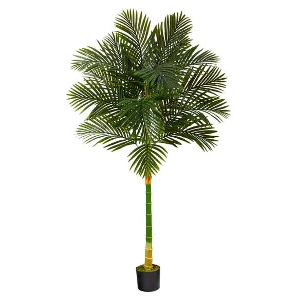 Nearly Natural 6' Golden Cane Artificial Palm Tree