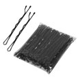 thumbnail image 4 of 100 piezas Pin ondulado Slideproof Metal apto para todo tipo de cabello accesorios para el cabello moño pasador para peluquería señora , negro Sunnimix pasador de pelo, 4 of 7