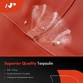 thumbnail image 3 of A-Premium Burgundy Convertible Soft Top Compatible with Mini Cooper 2003 2004 2005 2006 2007 2008, 3 of 9
