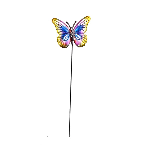 Wrought Iron Garden Stake Decorative Home and Garden Ornament