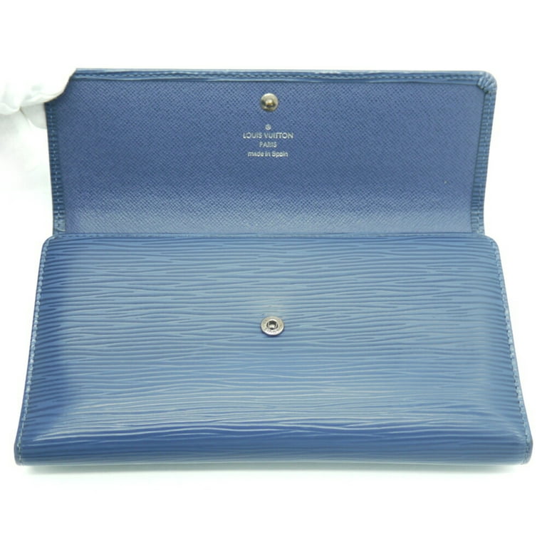 blue epi leather