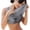 A01 Grey, variant on Conairie Women's Tank Tops Workout with Built in Bra Solid Color Scoop Neck Slim Racerback Yoga Casual Sleeveless Blouses Summer Work Shirts Grey L