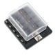 thumbnail image 5 of Soporte de caja de fusibles LED Blade Hugo DC12V/24V 10 Way Soporte de fusibles de estándar de lámpara de advertencia para el auto barco marino, 5 of 7