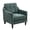 DX-Green, variant on 73" Queen Size Sofa Bed, Loveseat Sleeper Sofa with Pull Out Bed, Pockets and Cup Holders, Modern 2 Seater Convertible Small Couch for Living Room Bedroom Apartment,Orange