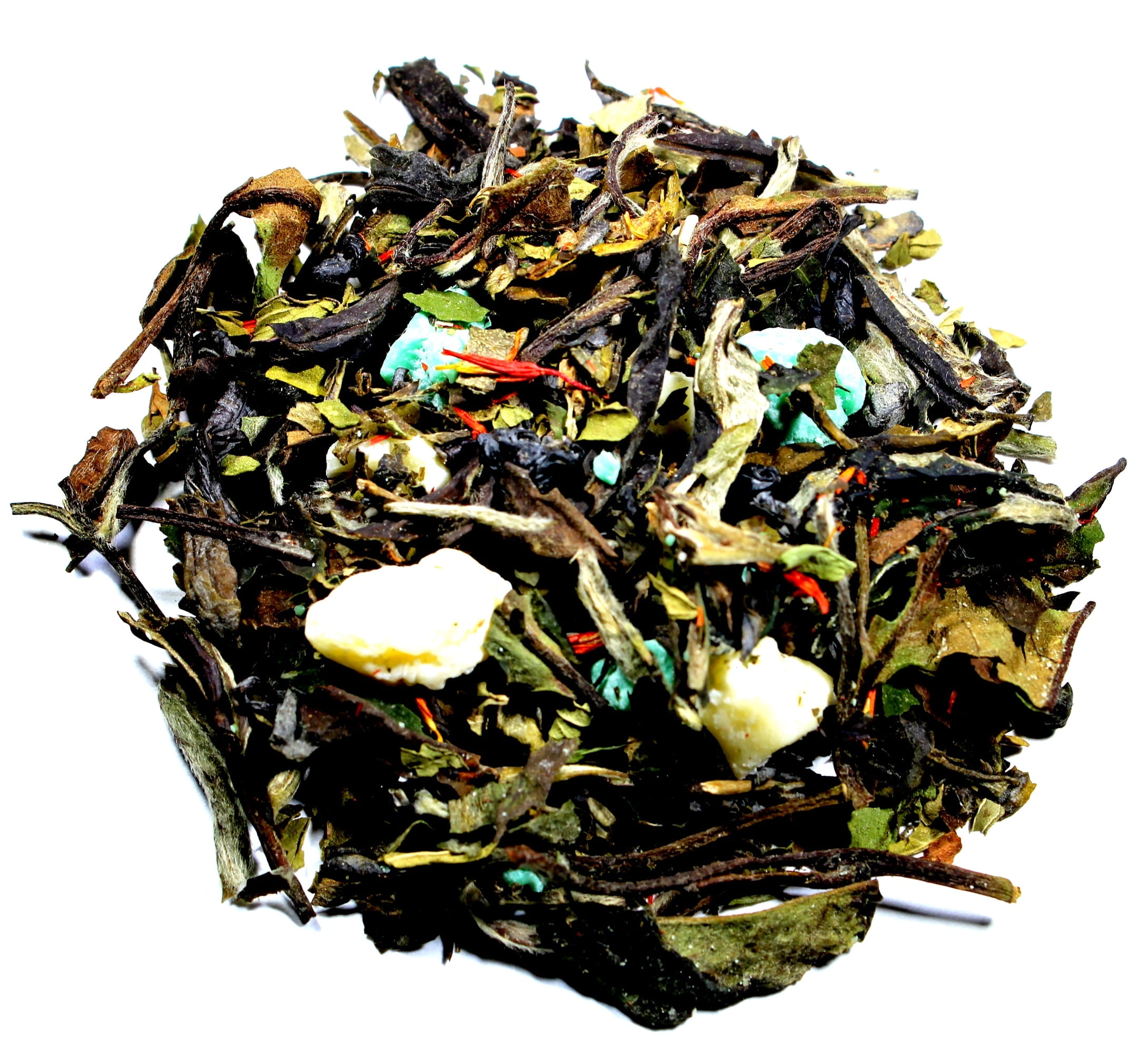 Nelson's Tea - White Chocolate Peppermint - Loose Leaf Tea - Green tea, white tea, peppermint, safflower, white chocolate, and mint chocolate - 16 oz.