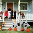 thumbnail image 4 of Halloween Inflatable Decorations for Yard Pumpkins LED Lighted Desktop Ornament for Holiday Parties and Festive Events, 4 of 7
