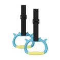 thumbnail image 2 of 2 anillos de gimnasia para niños, anillos de entrenamiento para niños, mango antideslizante versátil, anillos de gimnasio, anillos de para Azul, 2 of 8