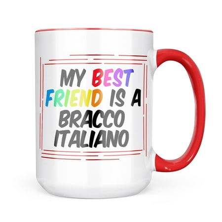 

Neonblond My best Friend a Bracco Italiano Dog from Italy Mug gift for Coffee Tea lovers